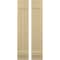 Ekena Millwork Americraft 3-Board, 2 Batten Exterior Real Wood Joined Board-n-Batten Shutters, ARW101BB311X63NTH, PR ARW101BB311X63NTH - alternate 1